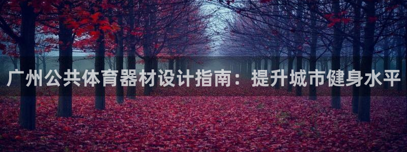 欧陆娱乐平台官网下载：广州公共体育器材设计指南：提升